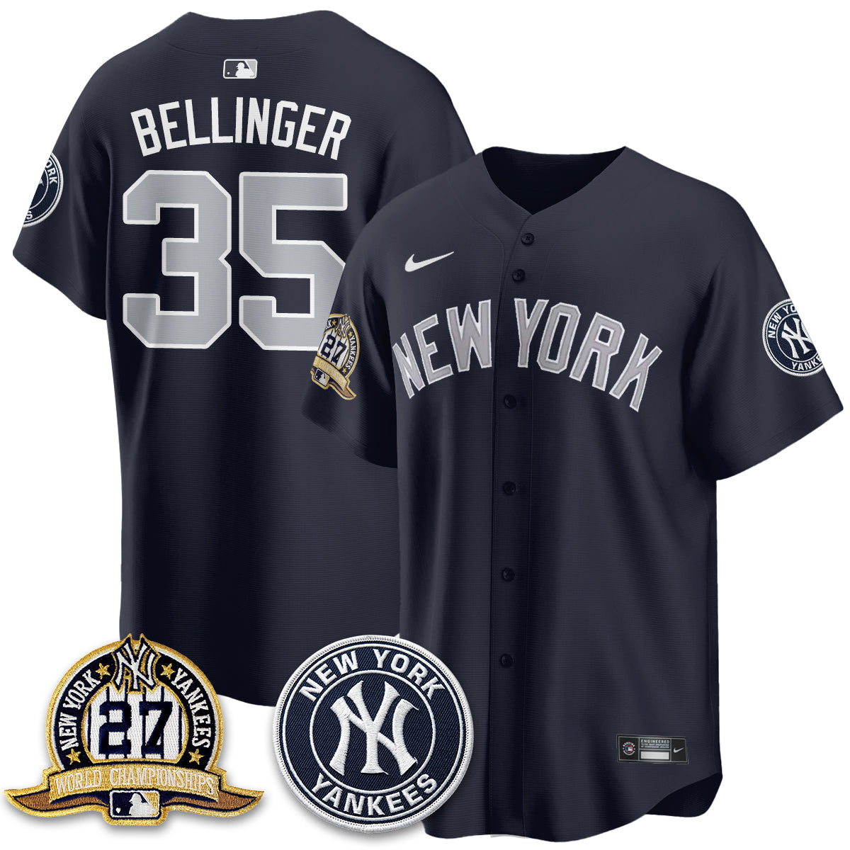 NYY Alternate Jersey - All Stitched
