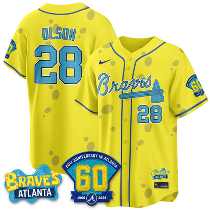 Atlanta Braves x SBSP Limited Vapor Jersey- Stitched