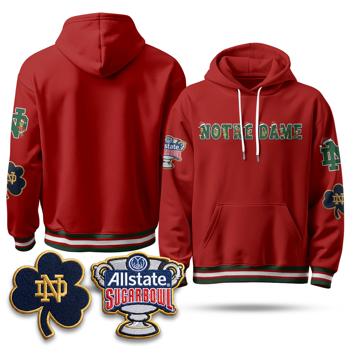 NDFI x Grinch Christmas 2026 Edition Hoodie - Stitched
