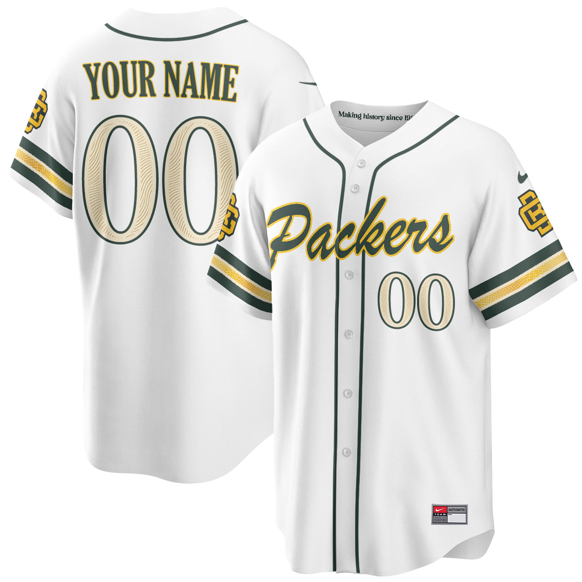 GB 2026 Rivalries Baseball Vapor Custom Jersey - Stitched