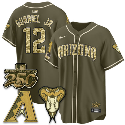 ARI Salute to Service 2026 Vapor Premier Limited Jersey - All Stitched