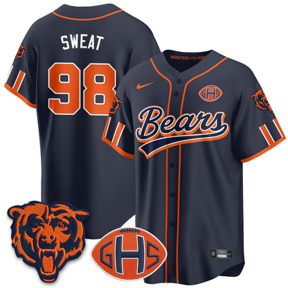 Chicago Bears 2026 Rivalries Baseball Vapor Jersey - Stitched