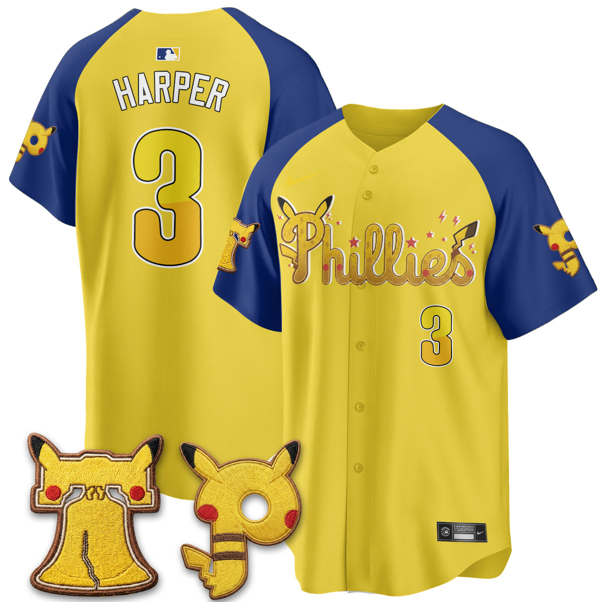 Philadelphia Phillies x PKM Edition Vapor Limited Jersey - Stitched