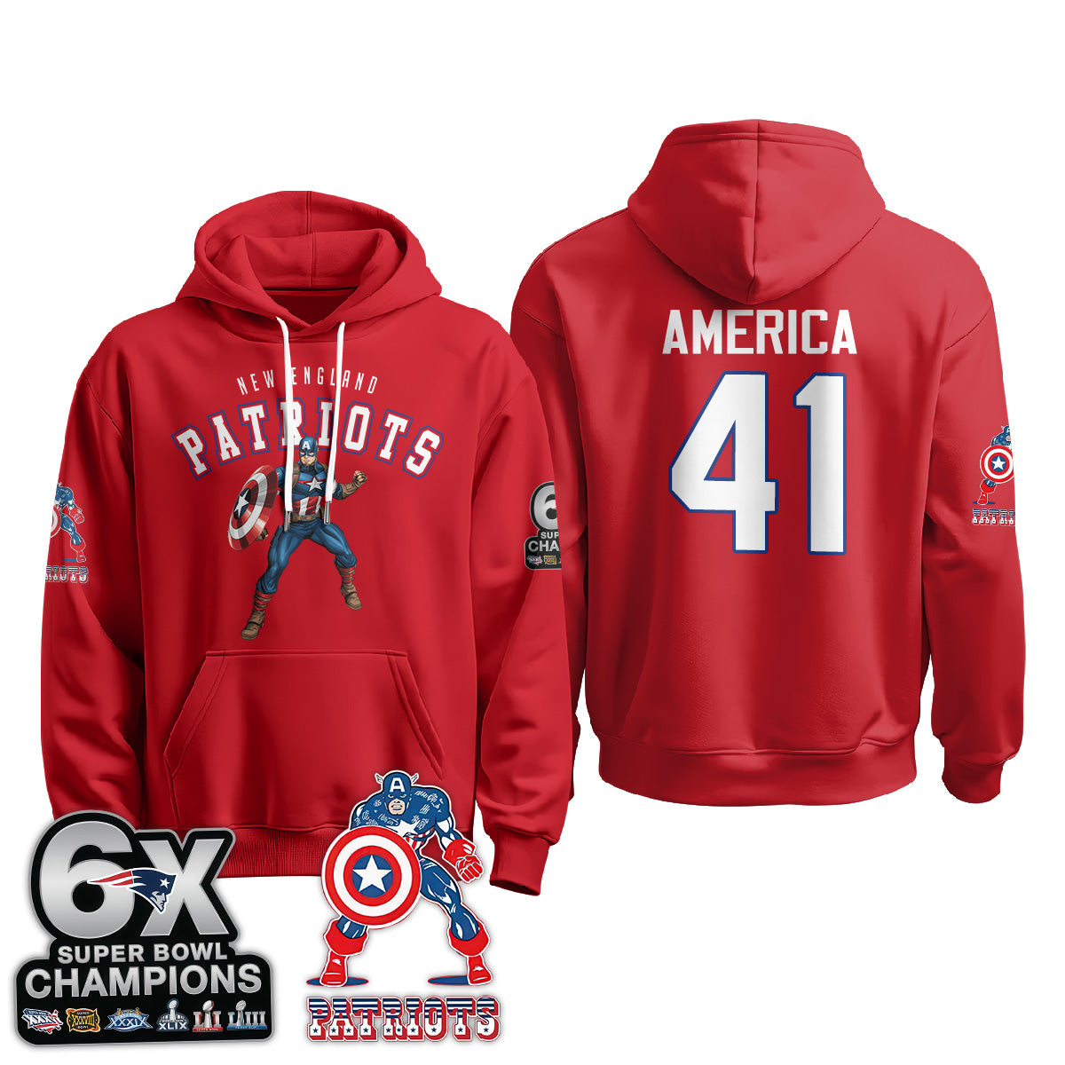 NE x Liberty Guardian Edition Pullover Hoodie V1 - Printed