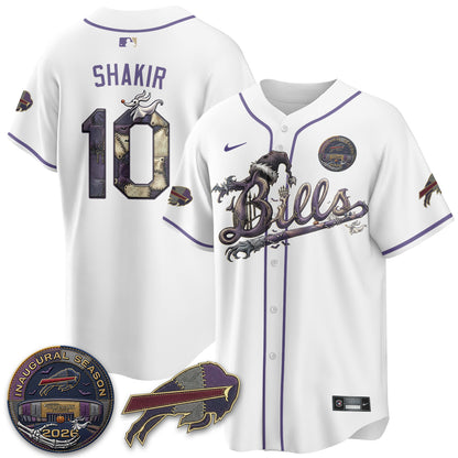BUF 2026 Nightmare Edition Vapor Baseball Jersey - Stitched