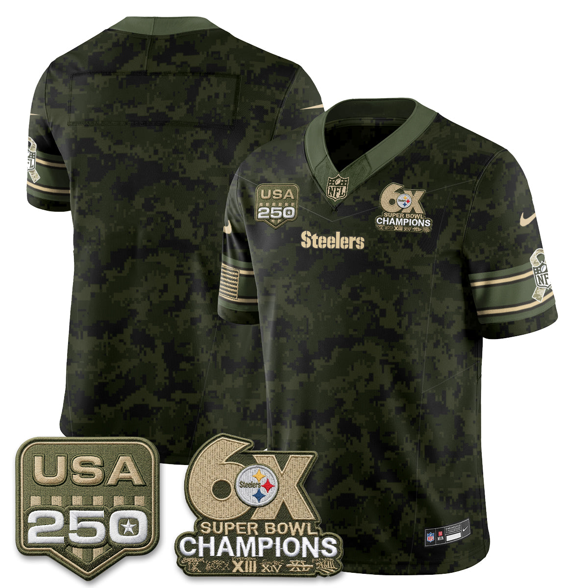 PIT 2026 Salute to Service Edition Vapor Jersey - Stitched