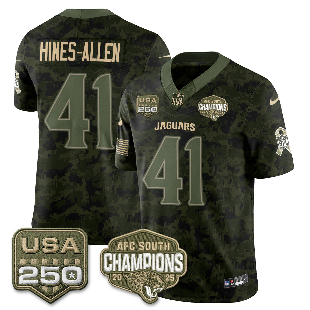 JAX 2026 Salute to Service Vapor Jersey - Stitched