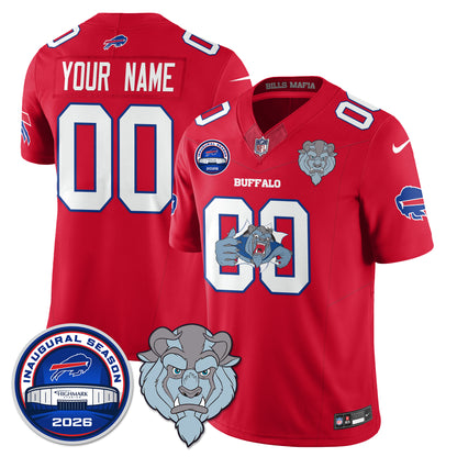 Buffalo Bills x Hairy Blue Beast Edition Vapor Custom Jersey - Stitched