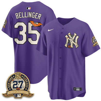 New York Yankees Halloween 2026 Vapor Limited Jersey - Stitched