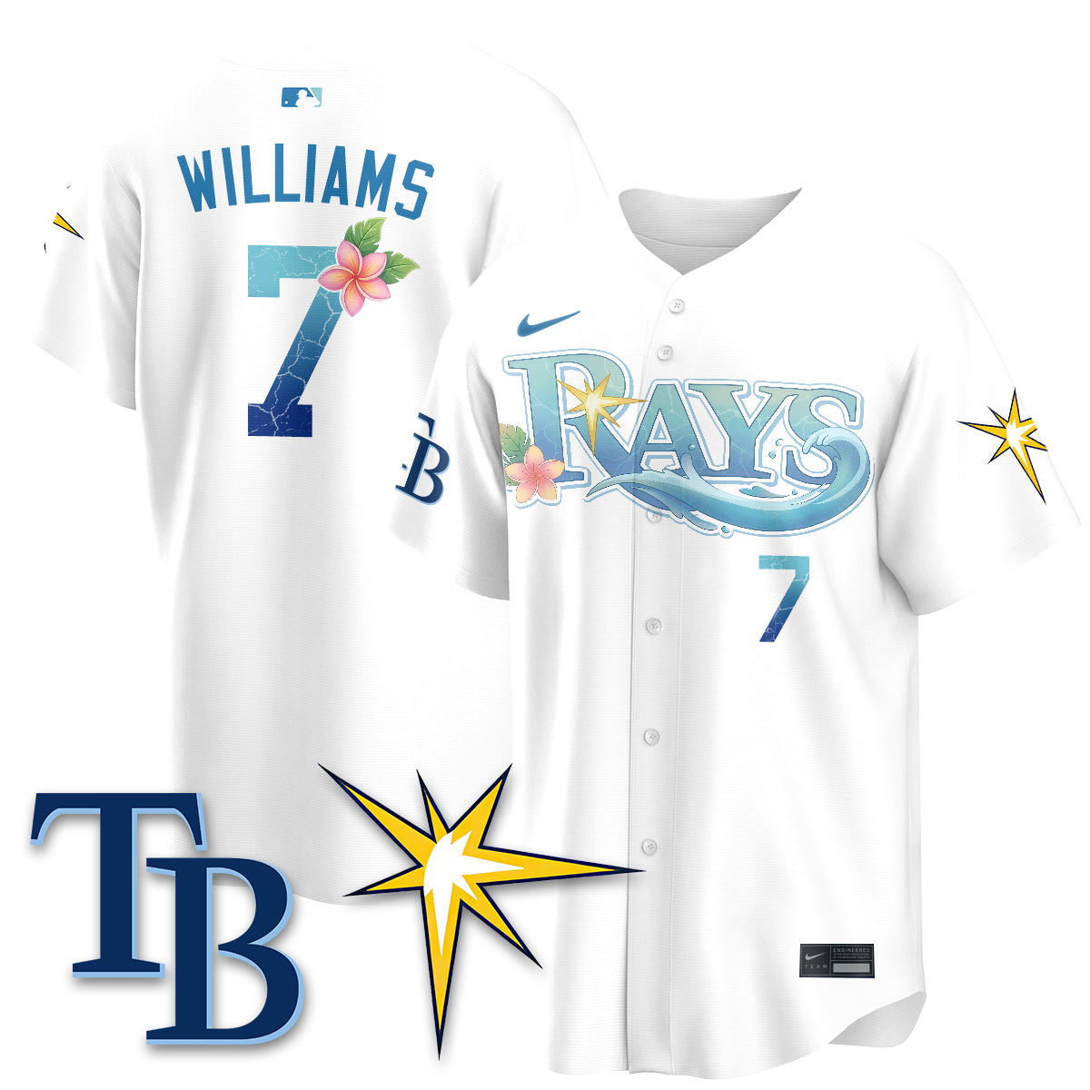 Tampa Bay Rays Aloha Spirit Vapor Limited Jersey - Stitched