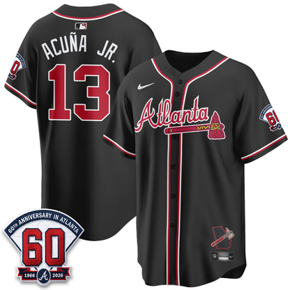 ATL 2026 Black Out Style Vapor Limited Jersey - All Stitched