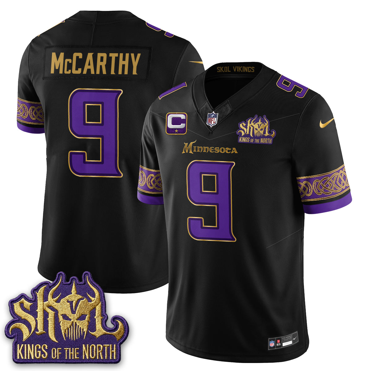 MIN Fangear Edition Warrior Skol Patch Vapor Jersey - Stitched