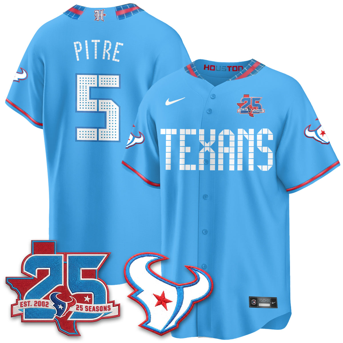 HOU 2026 Rivalries Baseball Vapor Jersey - Stitched