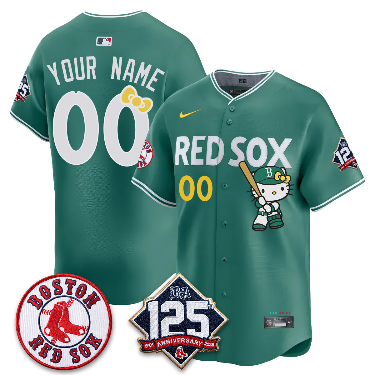 Boston Red Sox x Meow KT Vapor Limited Custom Jersey - Stitched