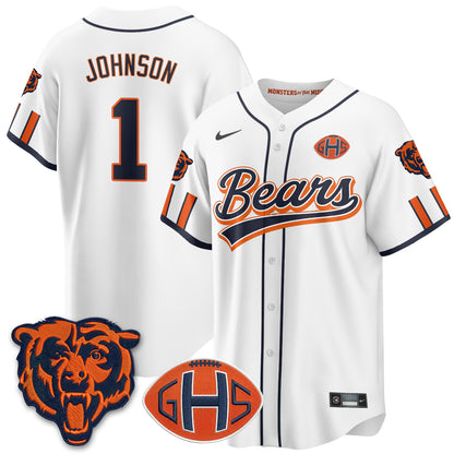 Chicago Bears 2026 Rivalries Baseball Vapor Jersey - Stitched