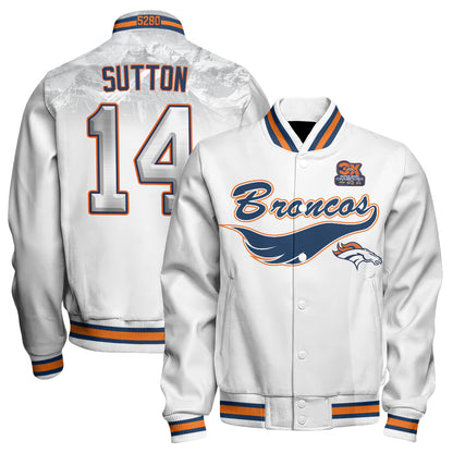 Denver Broncos Fangear Edition Baseball Jacket - Printed