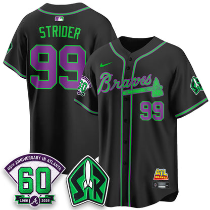 ATL 60th Anniversary Space Ranger Edition Vapor Limited Jersey - All Stitched