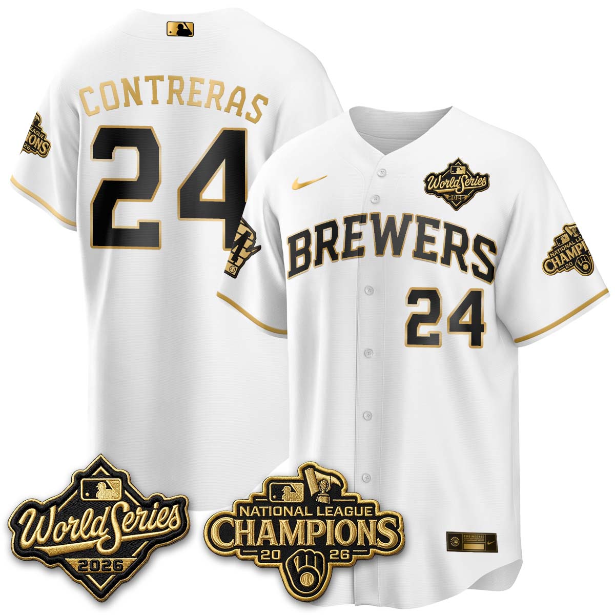 MIL 2026 NL Champions Vapor Jersey - Stitched