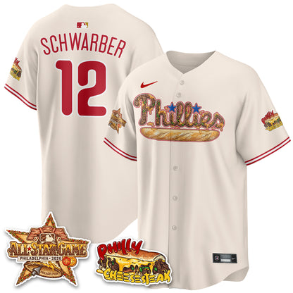 Philadelphia Phillies Cheesesteak Edition Vapor Limited Jersey - Stitched