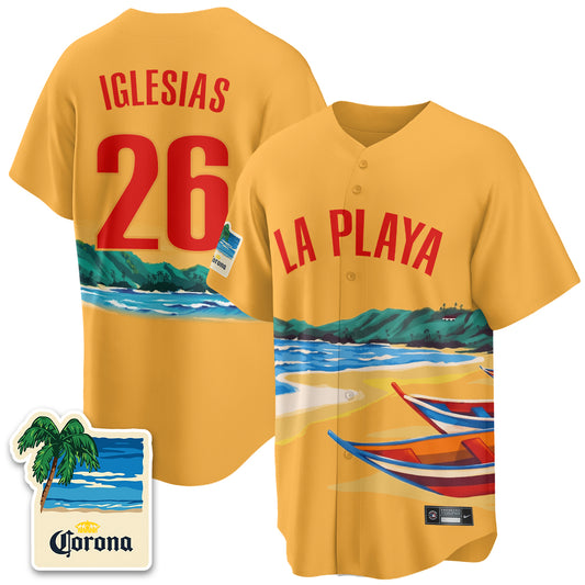 ATL Beach Connect "La Playa" Edition Vapor Jersey- Patch Stitched