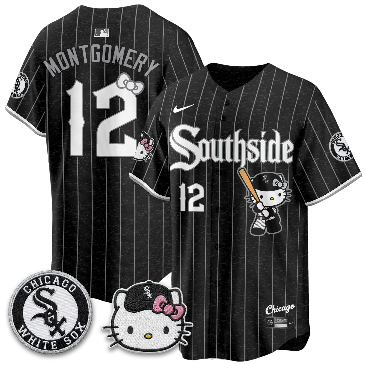 Chicago White Sox x Meow KT Vapor Jersey - Stitched