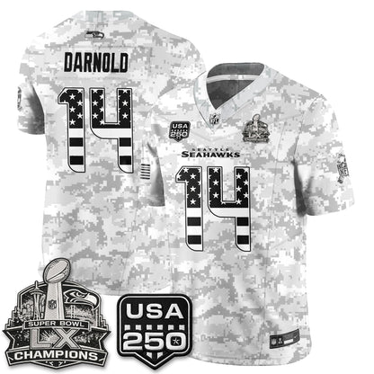 Seattle Seahawks 2026 Salute to Service Edition Vapor Jersey - Stitched