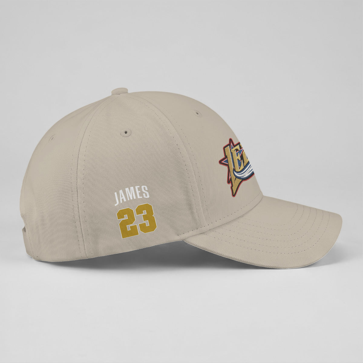 Philadelphia 76ers LeBron James #23 Baseball Cap - Embroidered