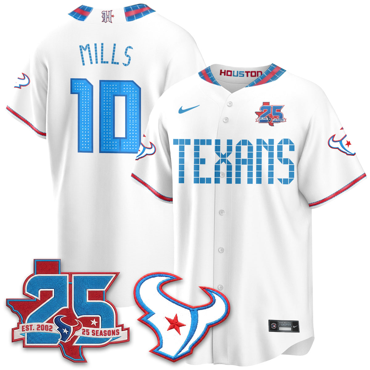 HOU 2026 Rivalries Baseball Vapor Jersey - Stitched