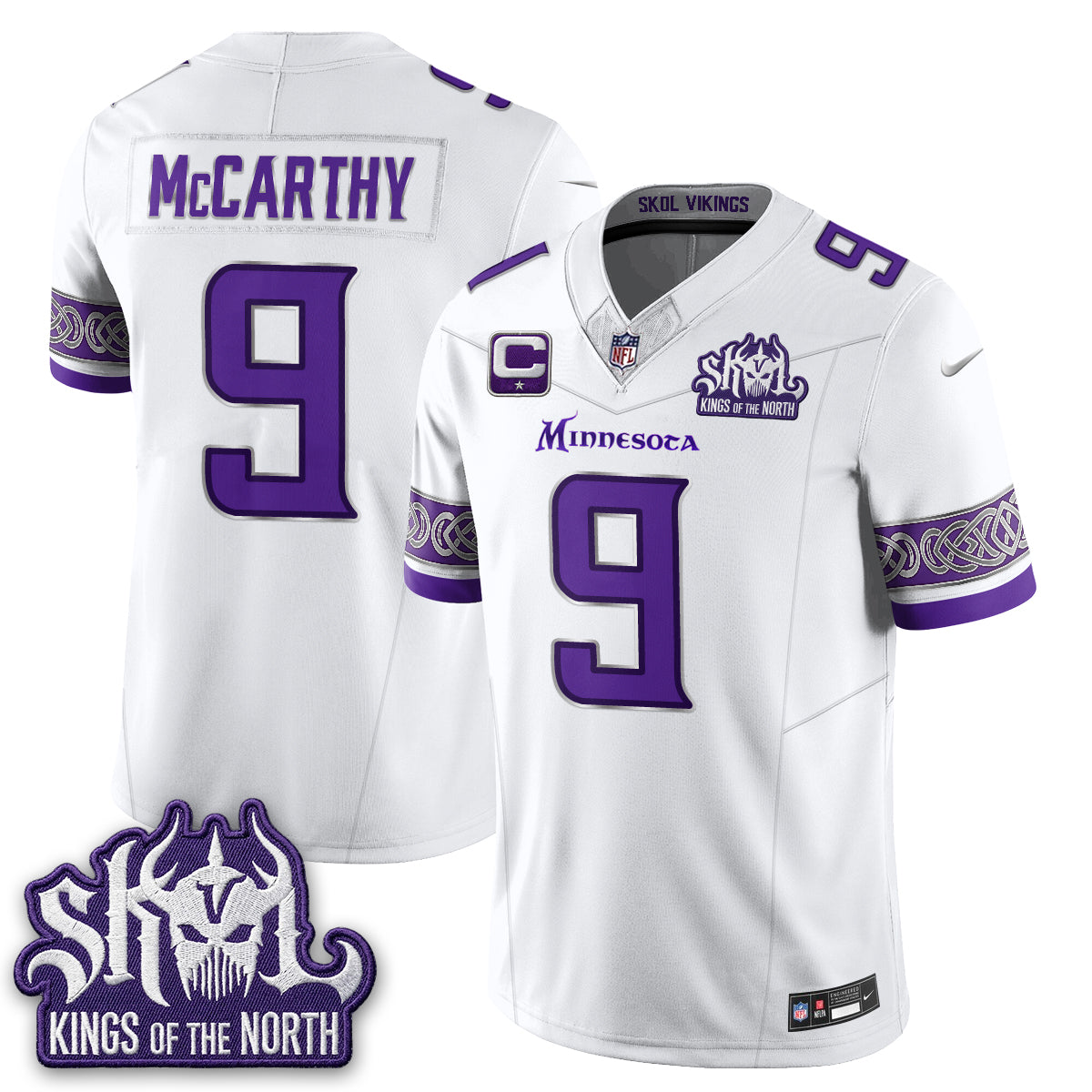MIN Fangear Edition Warrior Skol Patch Vapor Jersey - Stitched