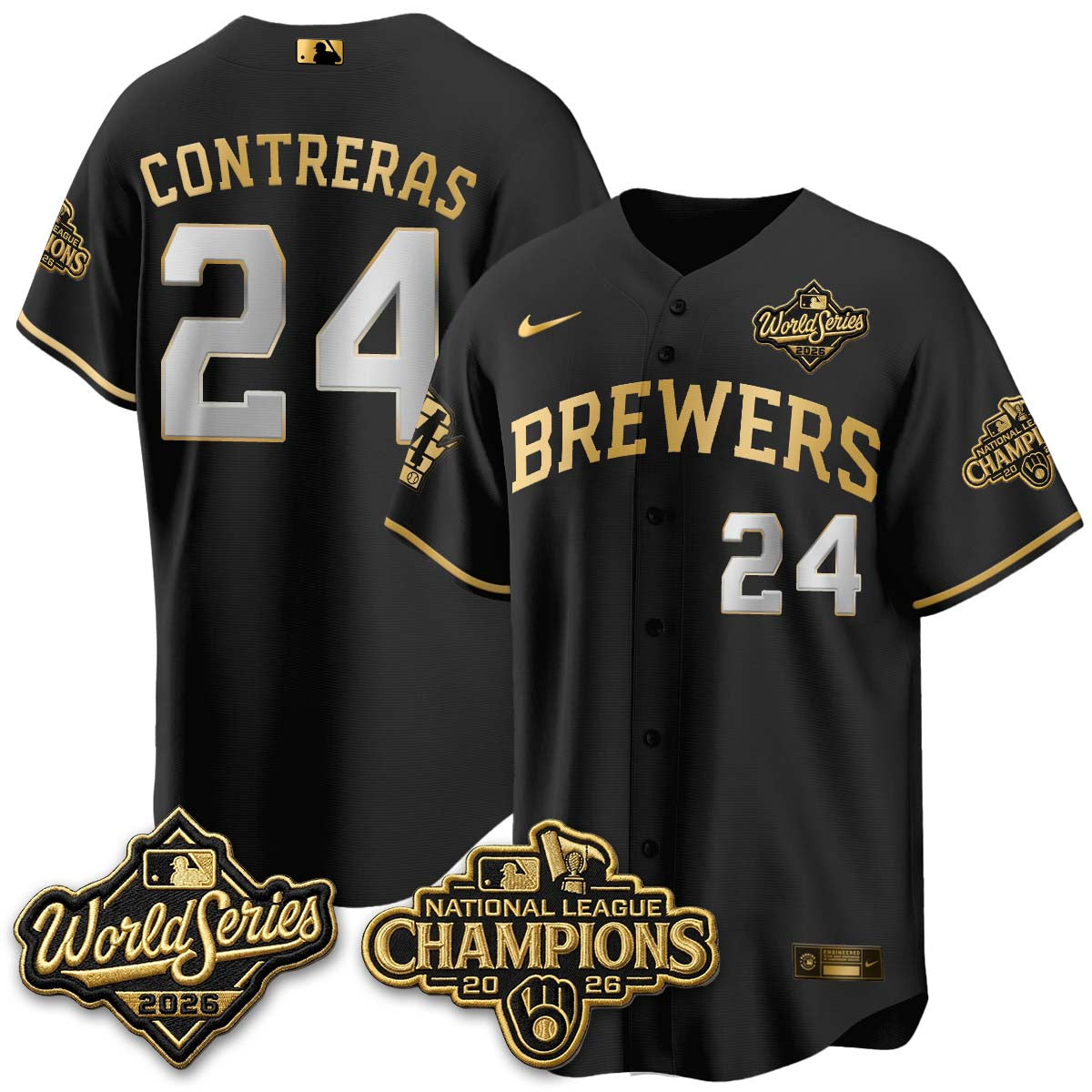 MIL 2026 NL Champions Vapor Jersey - Stitched