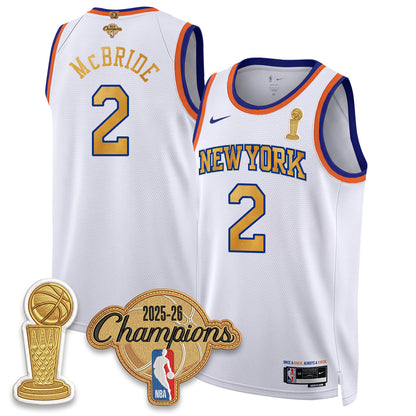 New York Knicks Champions Night Vapor Jersey - Stitched