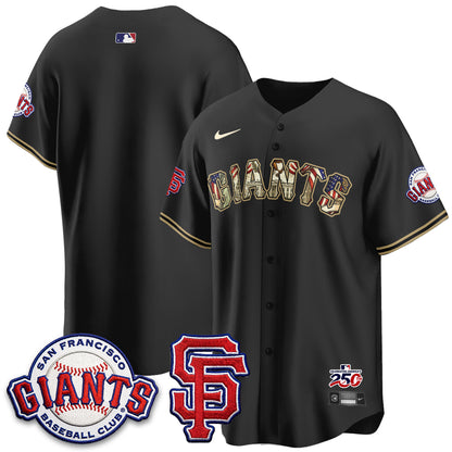San Francisco Giants2026 Independence Day USA Jersey - All Stitched
