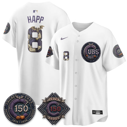 Chicago Cubs Nightmare Edition Vapor Limited Jersey - Printed