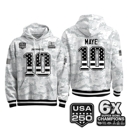 NE 2026 Salute To Service Edition Pullover Hoodie - Printed