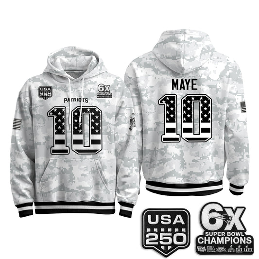 NE 2026 Salute To Service Edition Pullover Hoodie - Printed