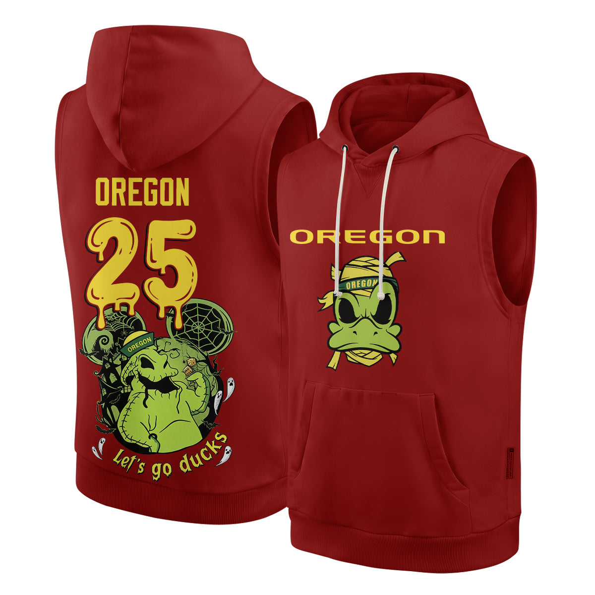 ORE x Boongie Monster Edition Pullover Sleeveless Hoodie Tank Top - Printed