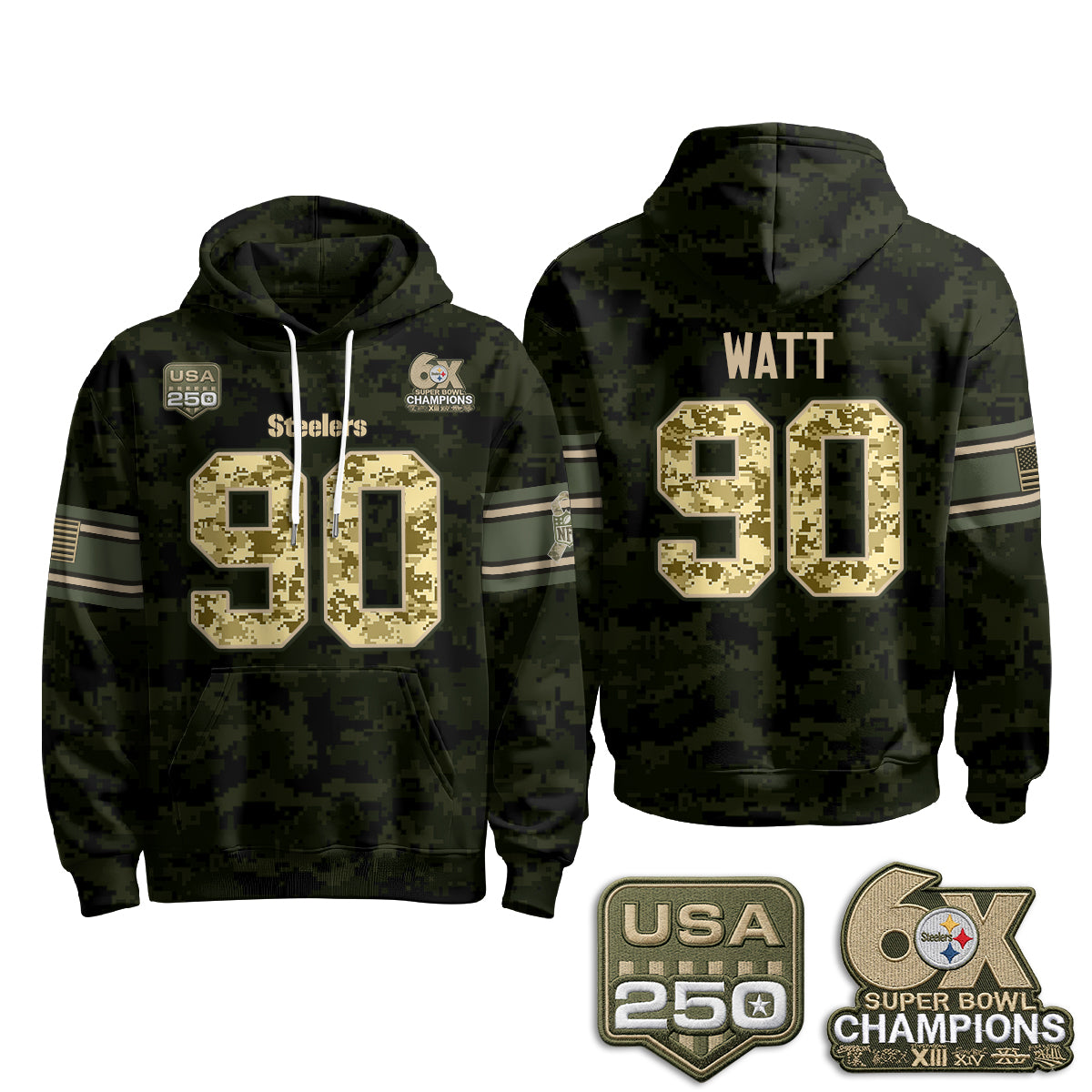 PIT 2026 Salute To Service Edition Pullover Hoodie - Printed