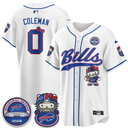 BUF x Meow  Vapor Baseball Jersey - Stitched