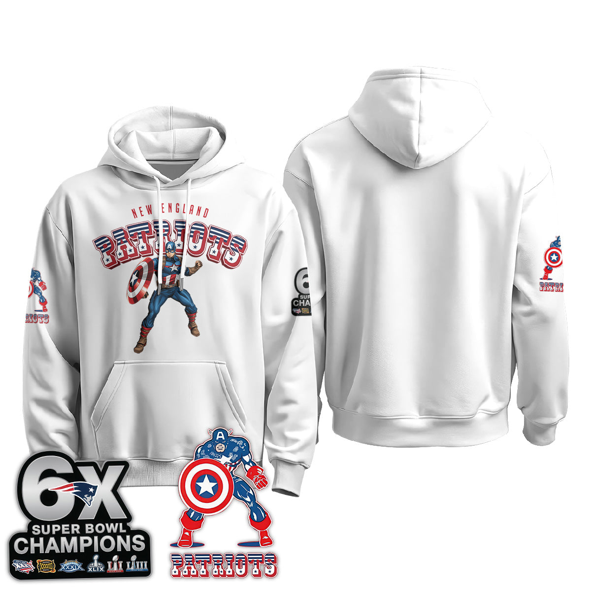 NE x Liberty Guardian Edition Pullover Hoodie V2 - Printed