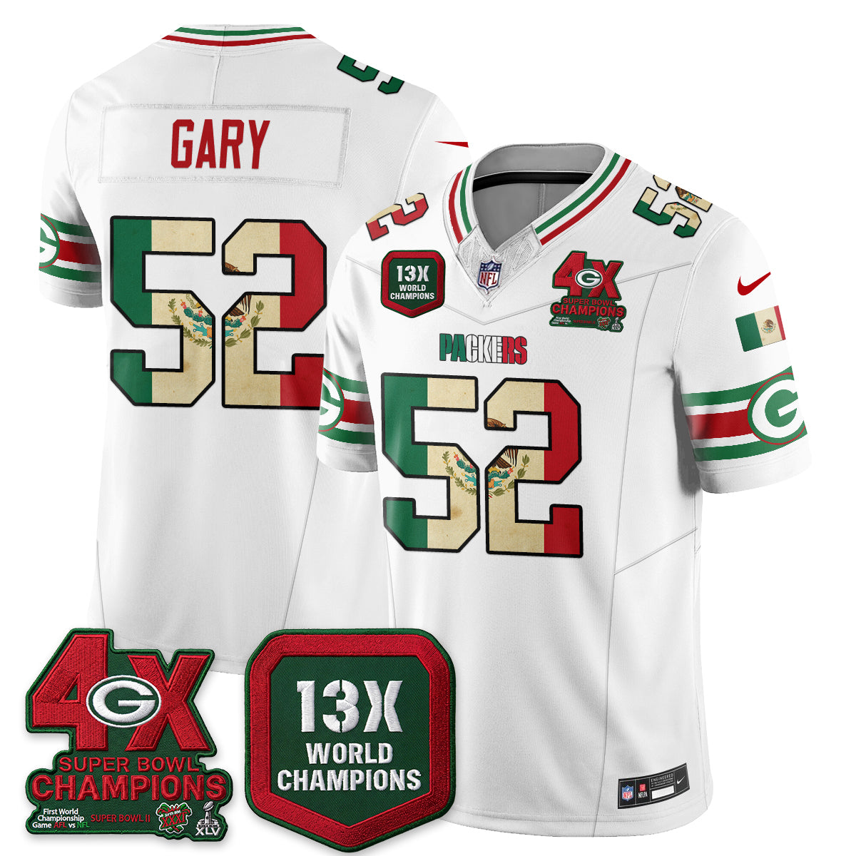 GB Mexico Edition Vapor Jersey - Stitched