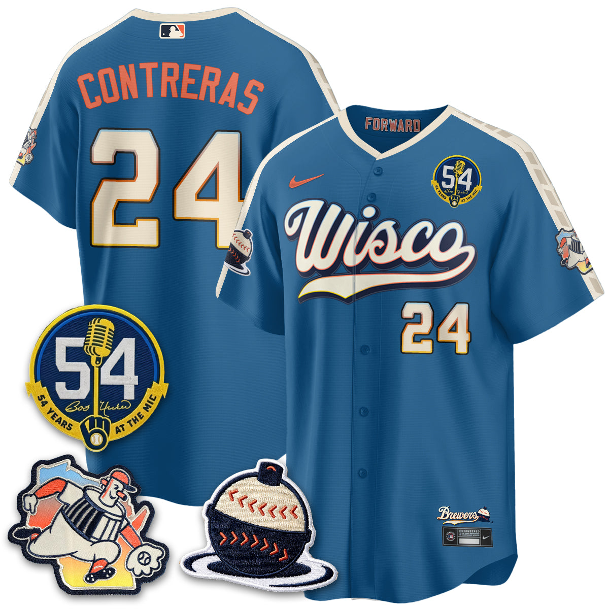 MIL 2026 City Connect Bob Uecker Vapor Limited Jersey - All Stitched V1