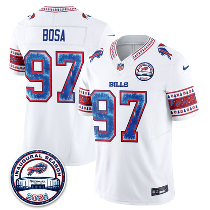 Buffalo Bills Xmas Edition Vapor Jersey - Stitched