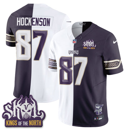 Minnesota Vikings 2026 Rivalries Split V2 Vapor Jersey - Stitched