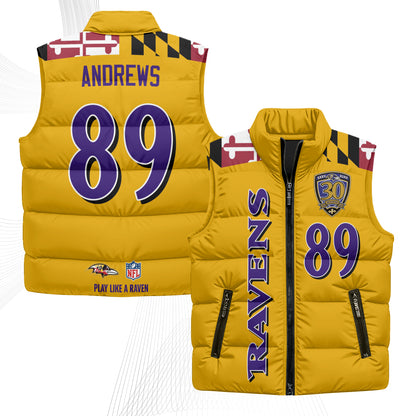 BAL Maryland Puffer Vest - Printed