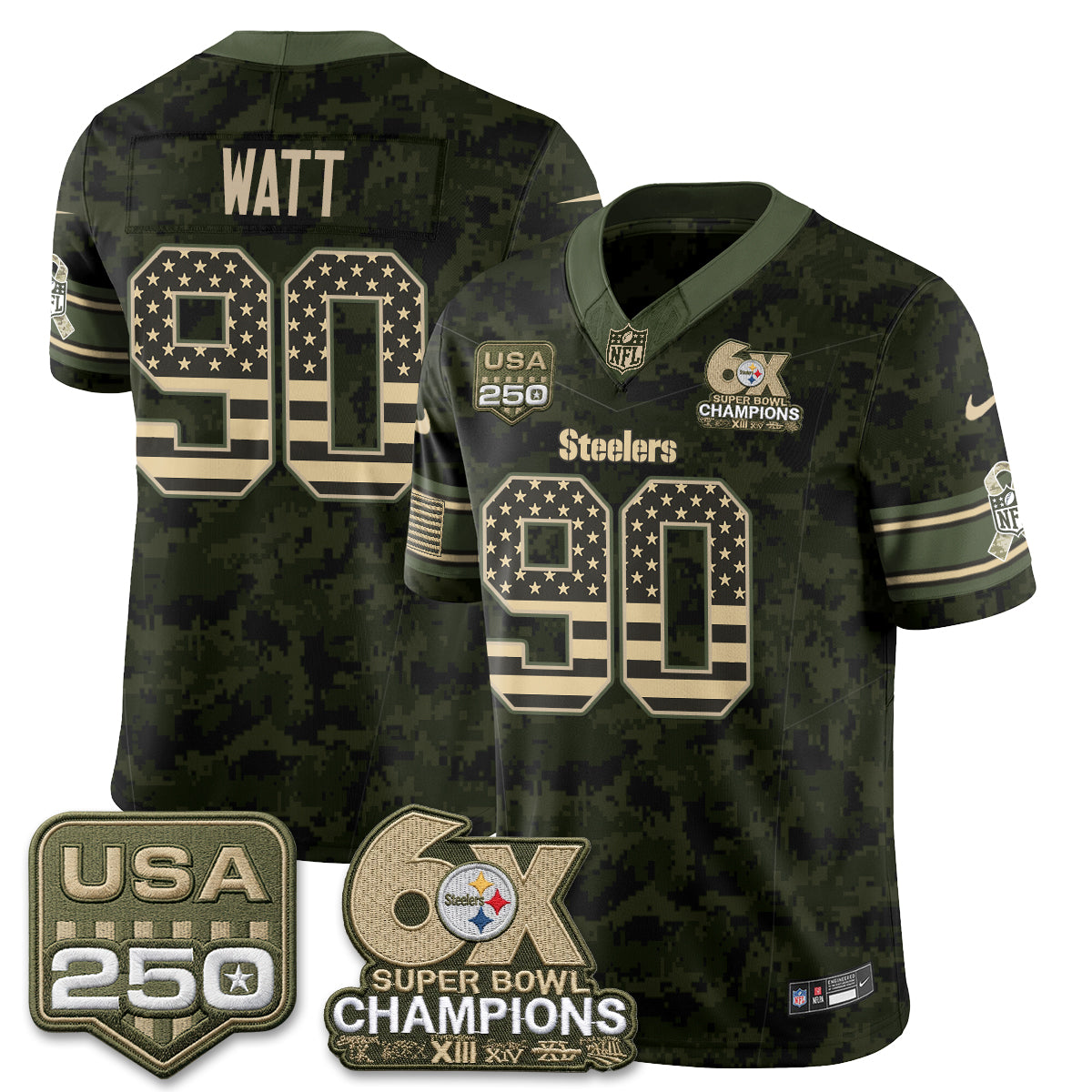 PIT 2026 Salute to Service Edition Vapor Jersey - Stitched