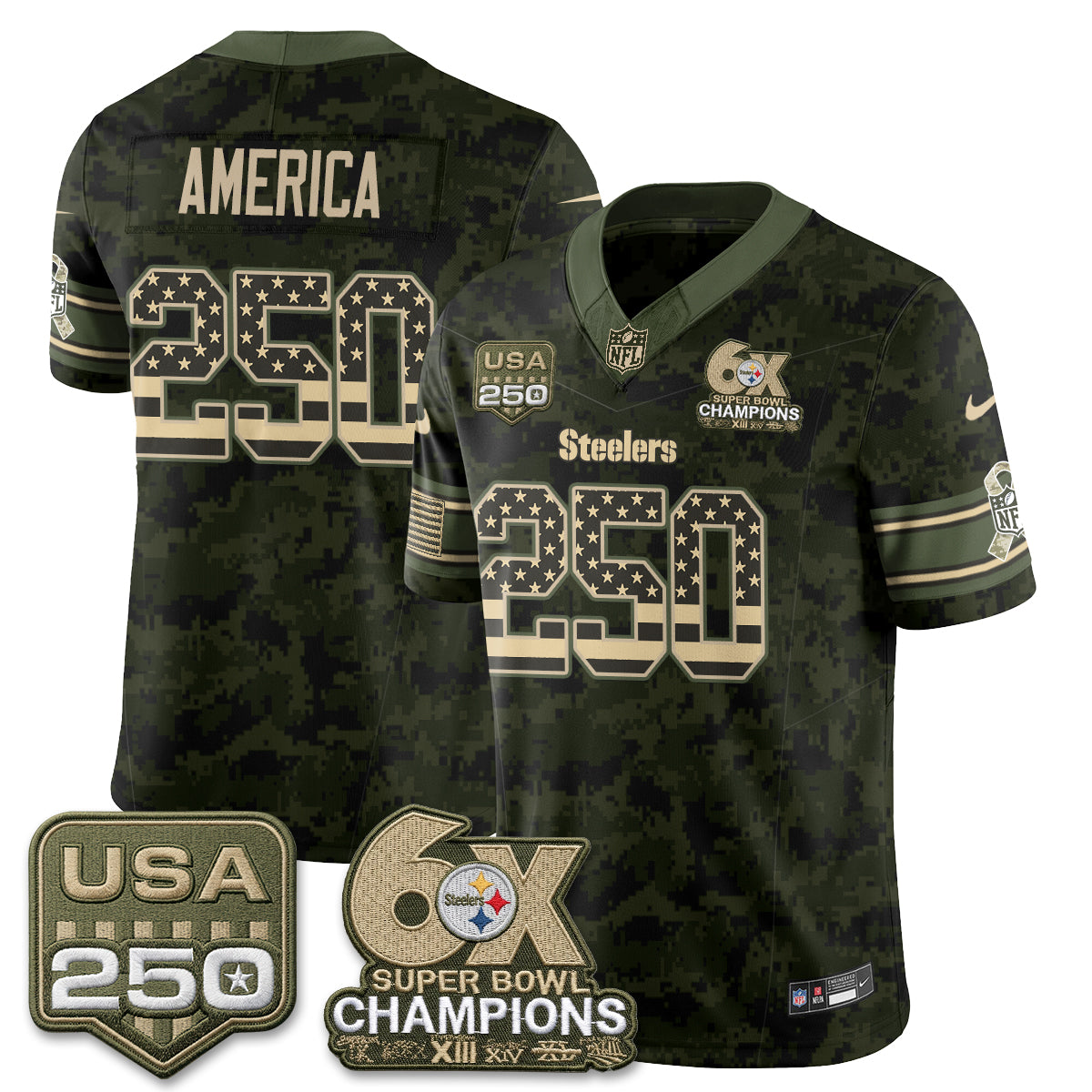PIT 2026 Salute to Service Edition Vapor Jersey - Stitched
