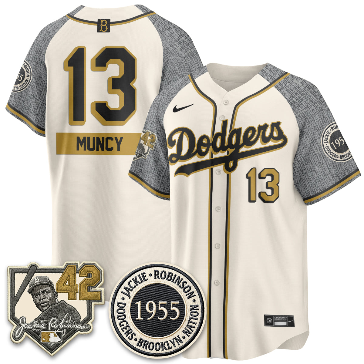 LAD 2026 New Era Jackie Robinson Vapor Limited Jersey -  All Stitched