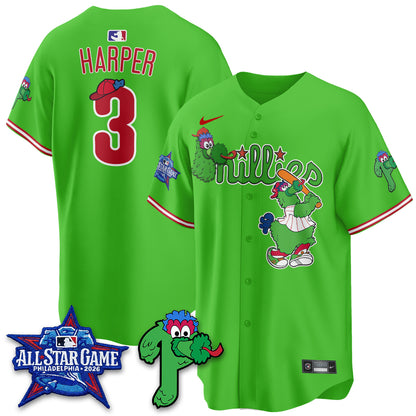 Philadelphia Phillies Phanatic Vapor Limited Jersey - Stitched