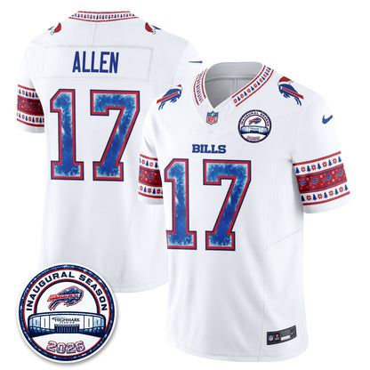 Buffalo Bills Xmas Edition Vapor Jersey - Stitched