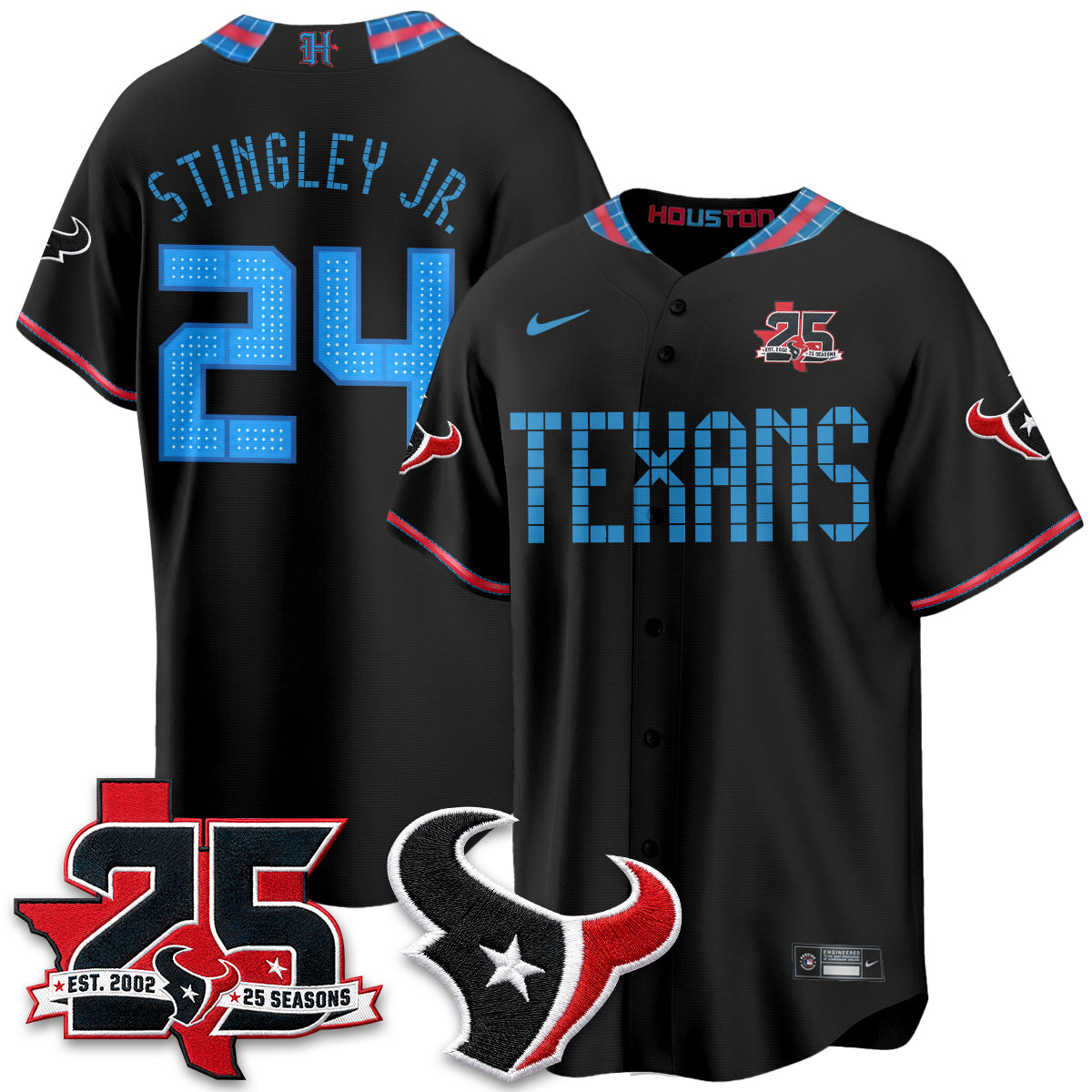 HOU 2026 Rivalries Baseball Vapor Jersey - Stitched